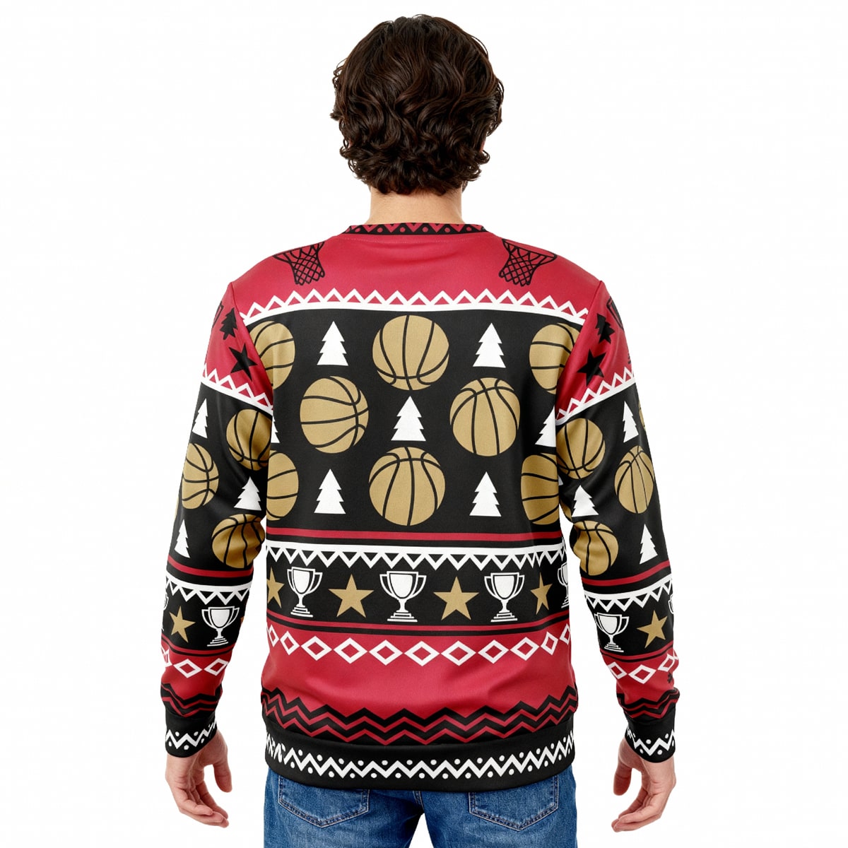 B.C. Kimbria Ho Ho Hoops Kerst Sweatshirt - Unisex