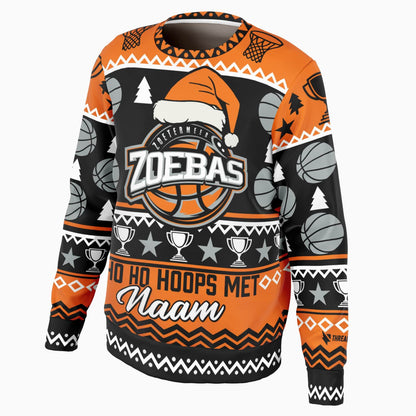 Zoebas Ho Ho Hoops Kerst Sweatshirt - Unisex