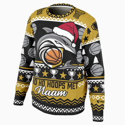 Sharks Ho Ho Hoops Kerst Sweatshirt - Unisex
