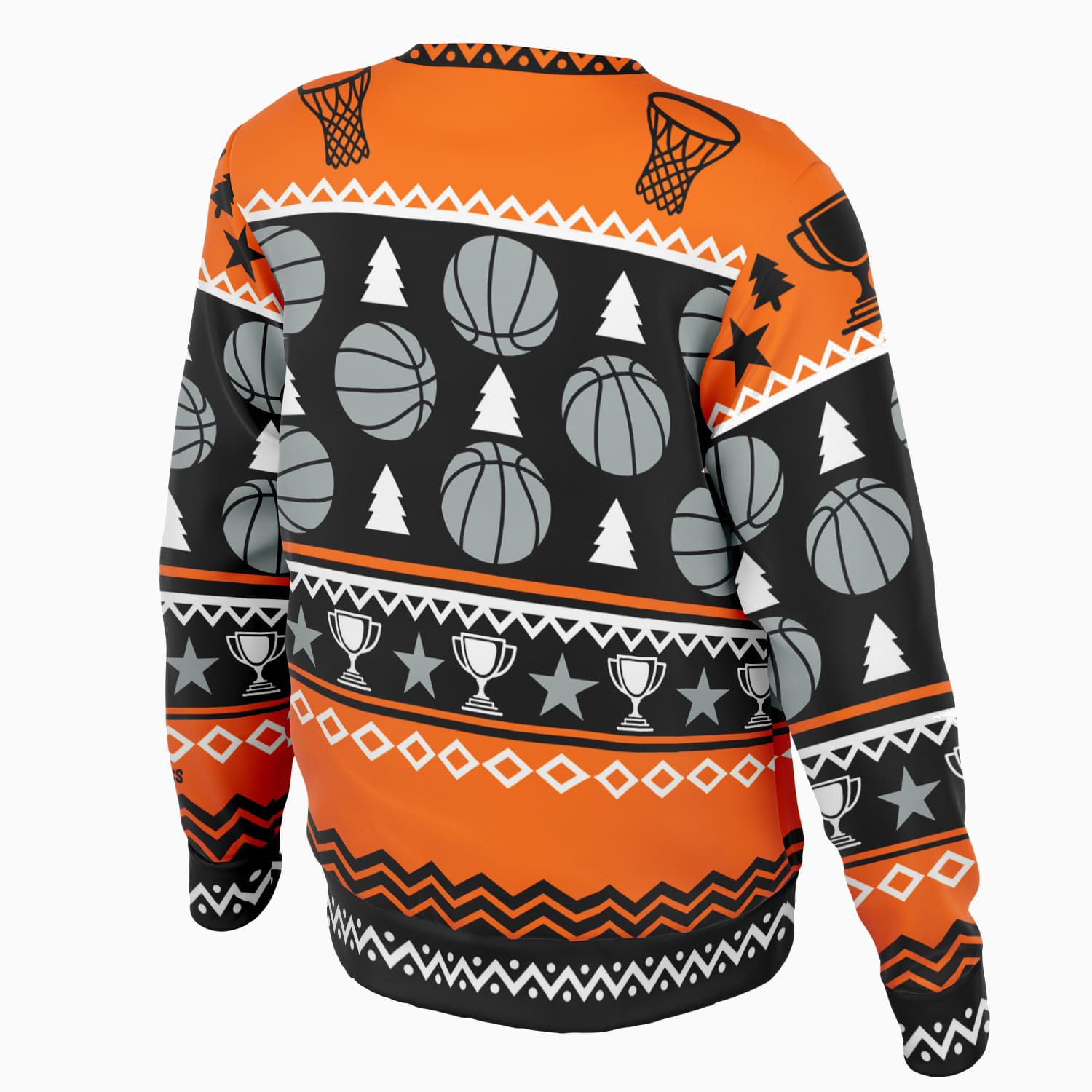 Zoebas Ho Ho Hoops Kerst Sweatshirt - Unisex