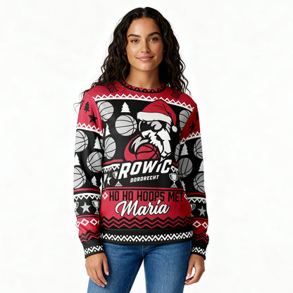 Rowic Ho Ho Hoops Kerst Sweatshirt - Unisex