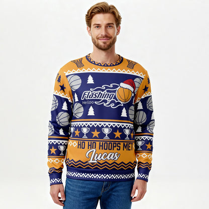 Flashing Heiloo Ho Ho Hoops Kerst Sweatshirt - Unisex