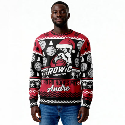 Rowic Ho Ho Hoops Kerst Sweatshirt - Unisex