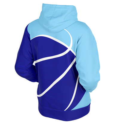 Blauw-Wit Roosendaal Basketball Hoodie - Unisexe
