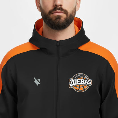 Zoebas Warm-up Zip Hoodie - Unisex